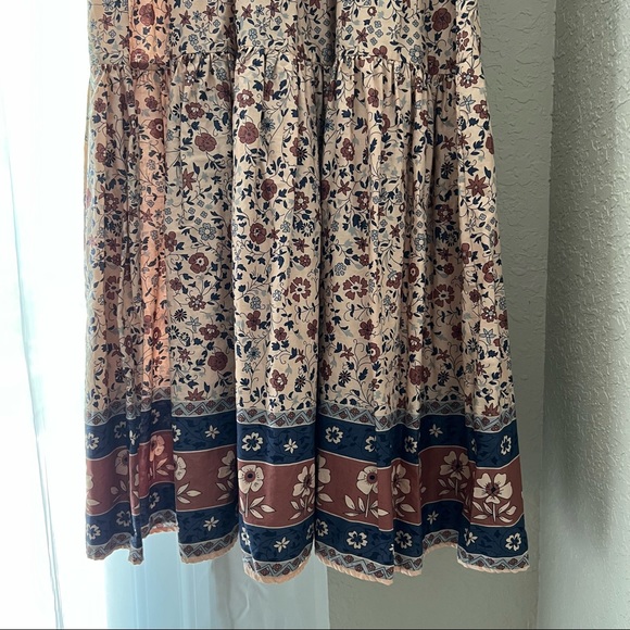 Christy Dawn Theo Dress in Sand Anemone Vine (Petites) - Picture 4 of 8